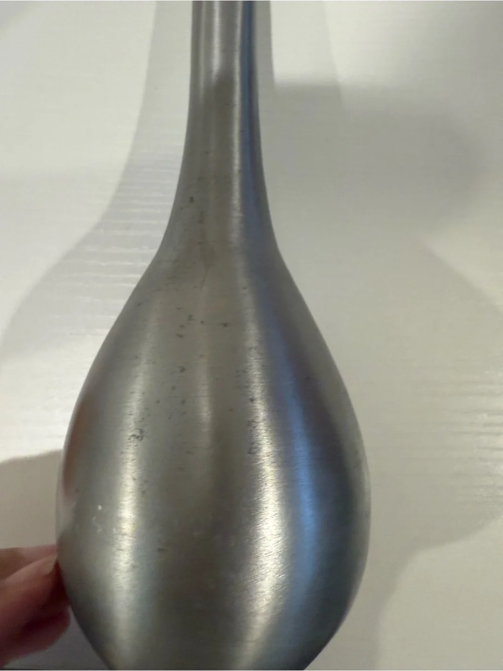 Vintage Silver Metal Decorative Bud Vases - Set of 3